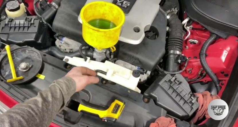 how to bleed air out of coolant system