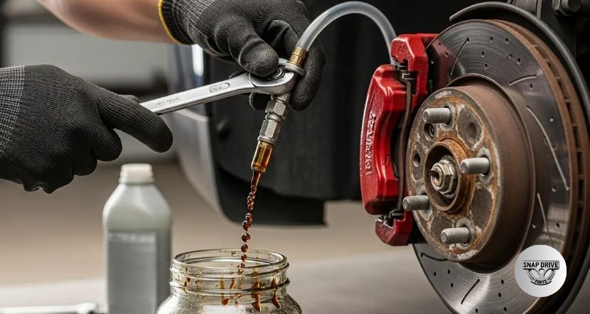 how to bleed brakes after replacing caliper
