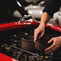 how to clean engine oil off engine