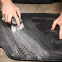 how to clean rubber car floor mats
