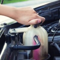 how to clean up coolant