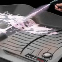 how to clean weathertech floor mats