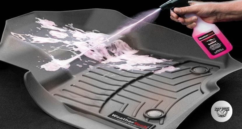 how to clean weathertech floor mats