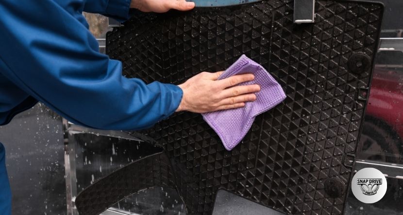 how to wash weathertech floor mats