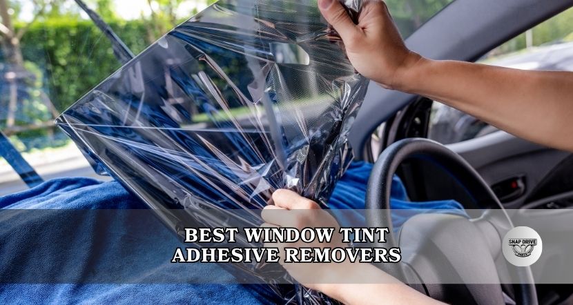 best window tint adhesive removers