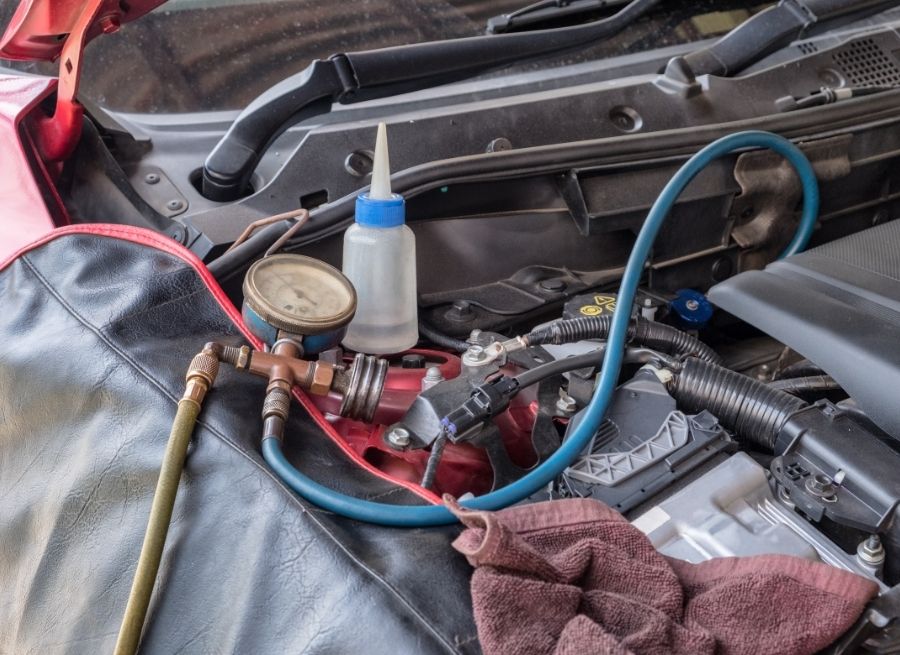 how to bleed air out of coolant system