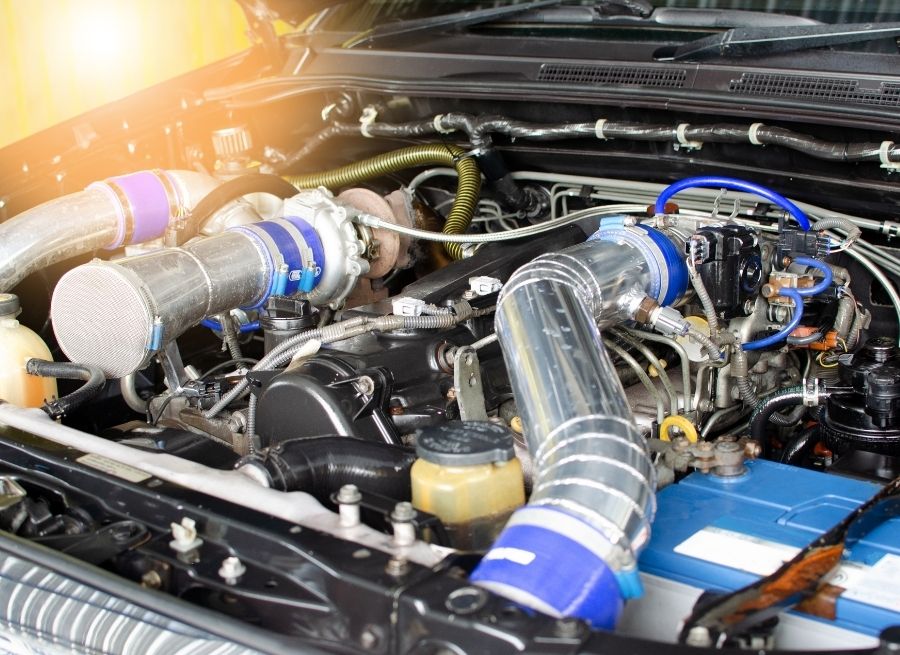 how to clean engine oil off engine
