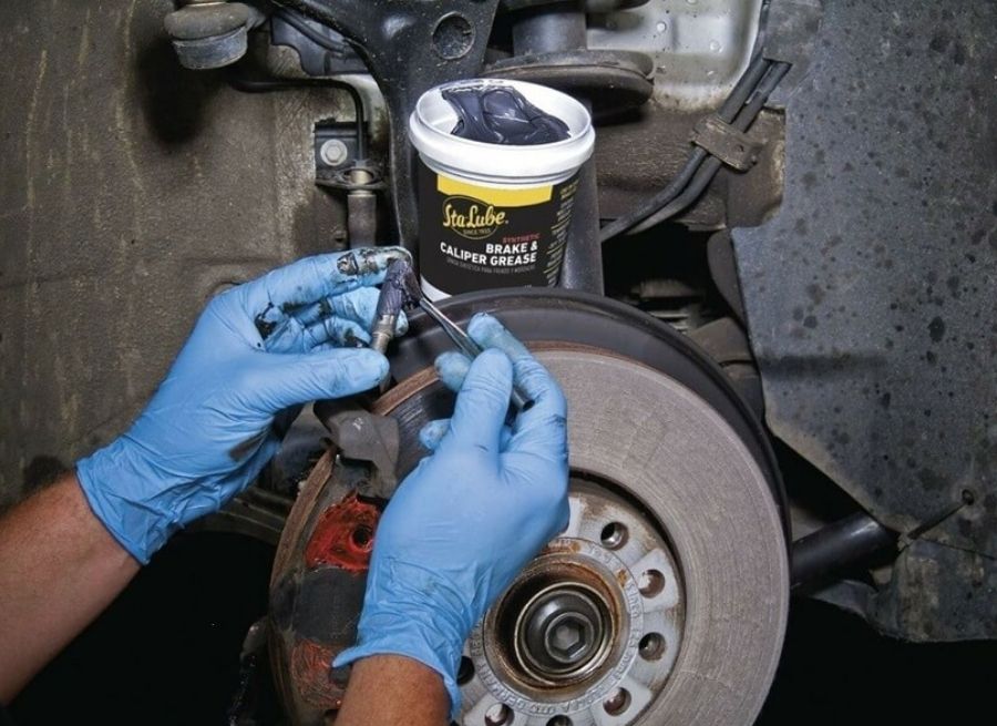 how to grease brake pads