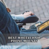 best wheelchair phone mounts